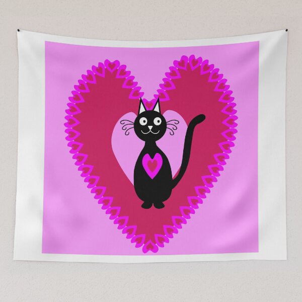 Item preview, Cat in love designed and sold by Ederella.