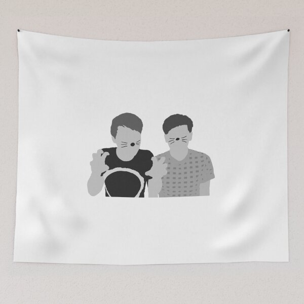 Artikelvorschau, Dan & Phil Poster in Grau entworfen und verkauft von What Up.