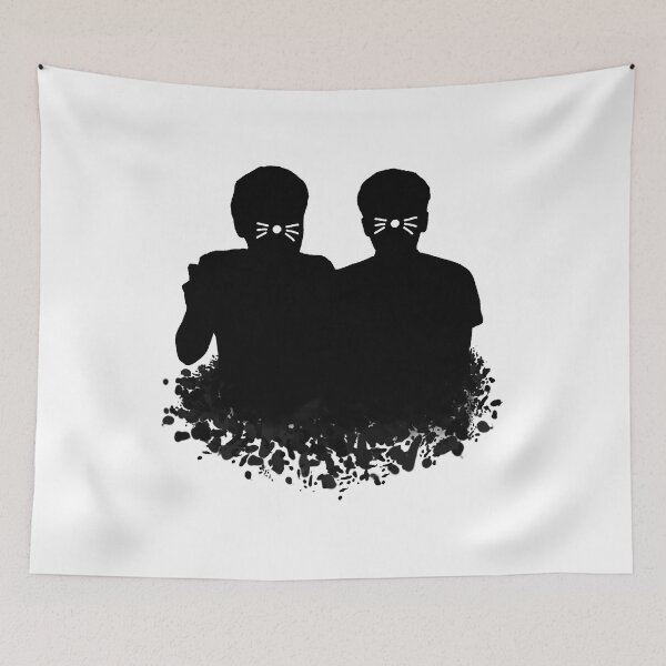 Artikelvorschau, Dan & Phil Whiskers auf einer Wolke entworfen und verkauft von What Up.