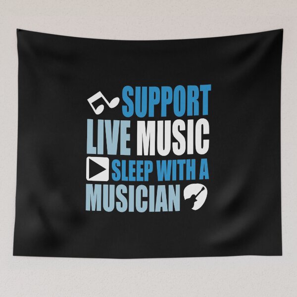 Item preview, Support live music sleep with a musician designed and sold by nektarinchen.