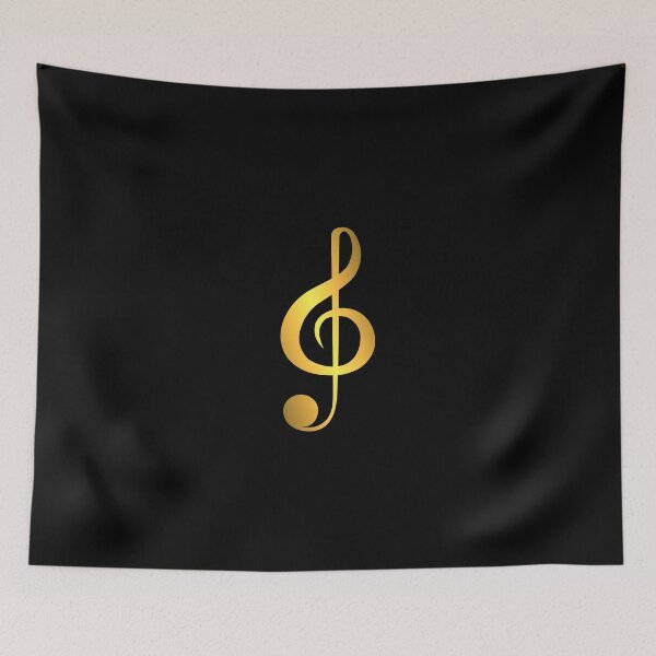 Item preview, G Key Music Gold Symbol designed and sold by felinson.
