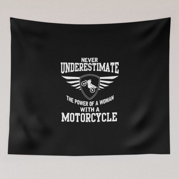 Item preview, Never underestimate the power of a woman with a motorcycle designed and sold by nektarinchen.