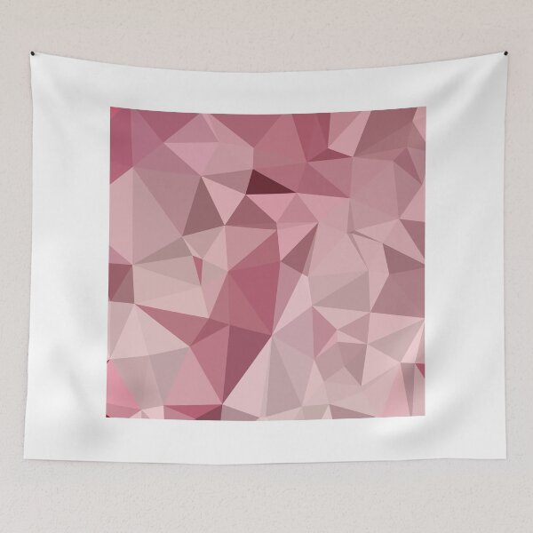 Item preview, Carnation Pink Abstract Low Polygon Background designed and sold by retrovectors.