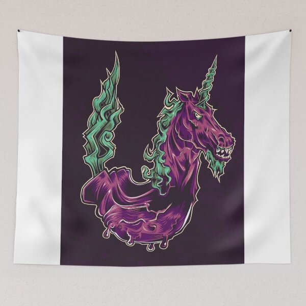 Item preview, U is for Undead Unicorn designed and sold by strangethingsA.