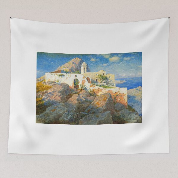 Item preview, Spanish Villa painting designed and sold by Vintage Designs +.