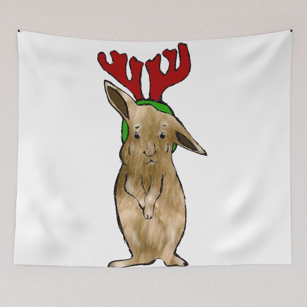 Item preview, surly xmas rabbit designed and sold by vampvamp.