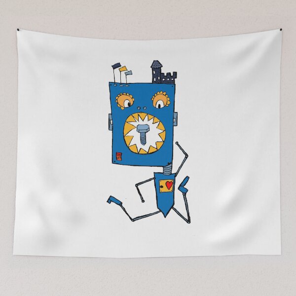 Item preview, crazy little monster robot designed and sold by jblittlemonsters.