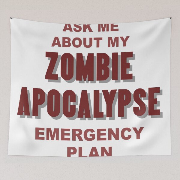 Item preview, Zombie Apocalypse designed and sold by CptnLaserBeam.