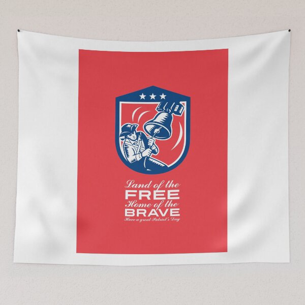 Item preview, Patriots Day Greeting Card American Patriot Ringing Liberty Bell designed and sold by patrimonio.