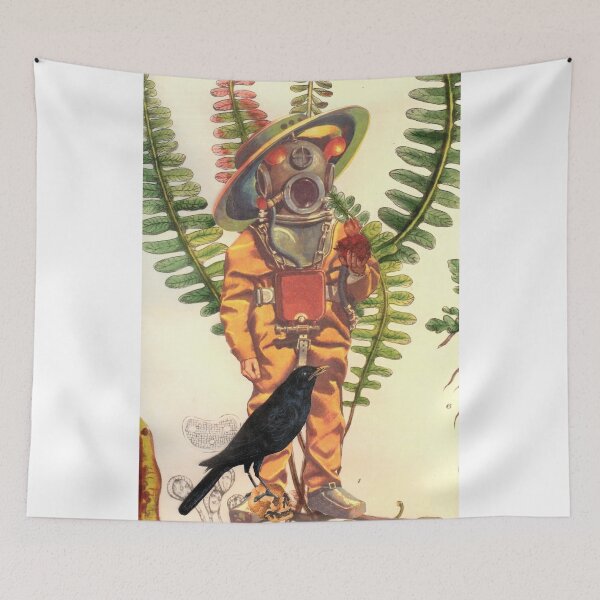 Item preview, Sacred Heart Diver with Space Hat designed and sold by dennisjordan.