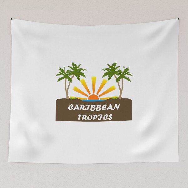 Aperçu de l'œuvre Caribbean Tropics créée et vendue par Mobius Tees.