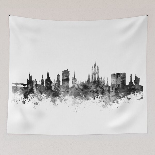 Item preview, Aberdeen Scotland Skyline designed and sold by ArtPrints.