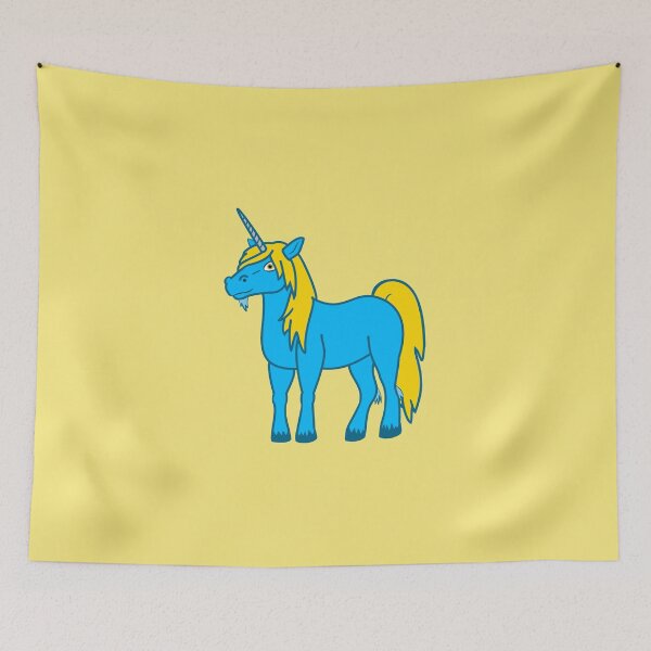 Item preview, Gold & Blue Unicorn designed and sold by Grifynne.