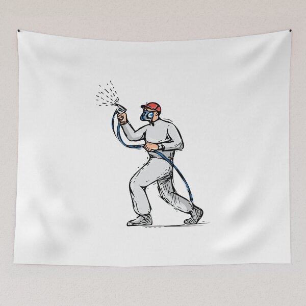 Item preview, Spray Painter Painting Side Drawing designed and sold by patrimonio.