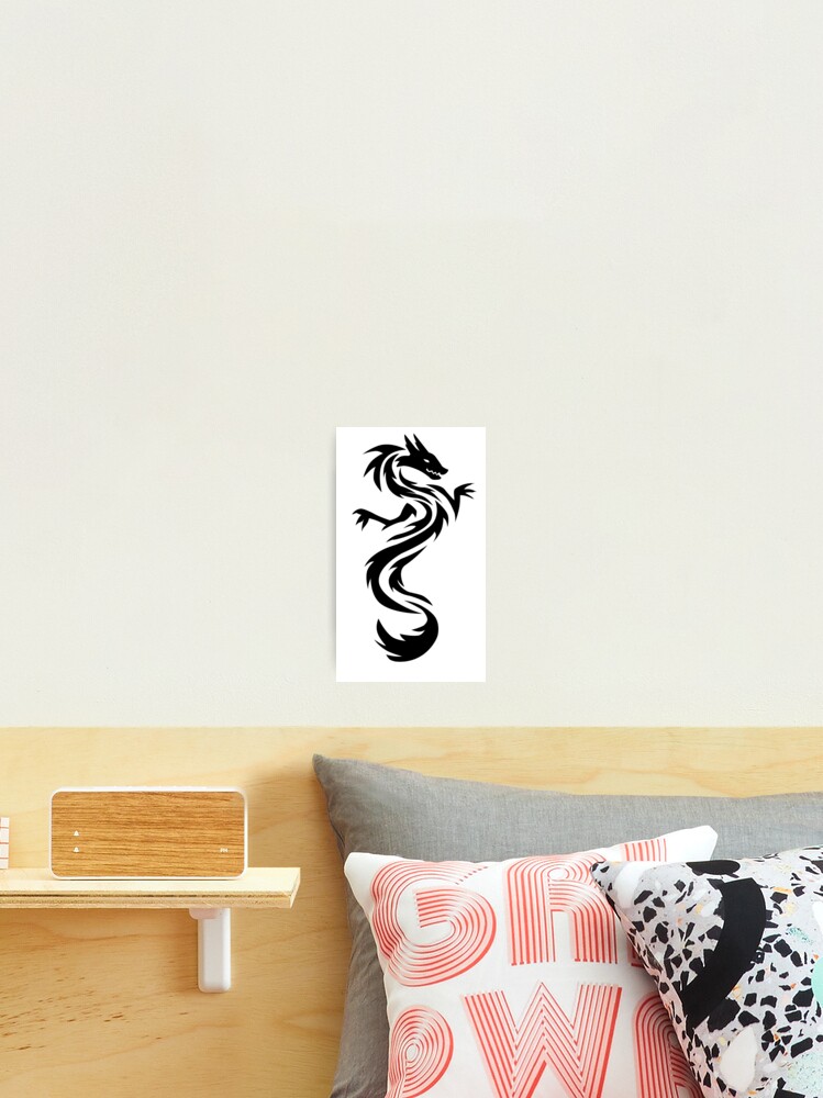 Tribal Chinese Dragon Tattoo Greeting Card for Sale by BiscuitSnack