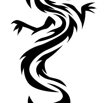 Minimalist Dragon Tattoo – Tattoo for a week