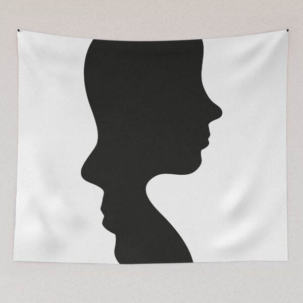 Item preview, Two Faced - Silhouette Head designed and sold by Johnston Creative.