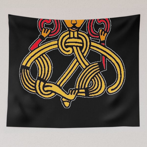 Item preview, Viking Oseberg style knotwork designed and sold by Potty Pagan.