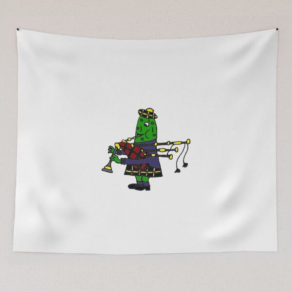 Item preview, Cool Funny McDill Pickle Playing Bagpipes designed and sold by Nature's Fancy.