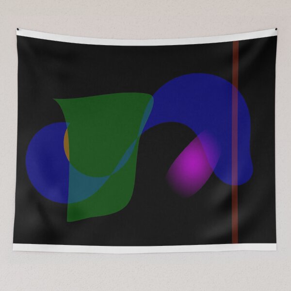Item preview, Black Background Abstract Art designed and sold by masabo.