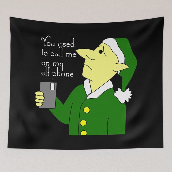 Item preview, You Used To Call Me On My Elf Phone v2 designed and sold by ChrisButler.