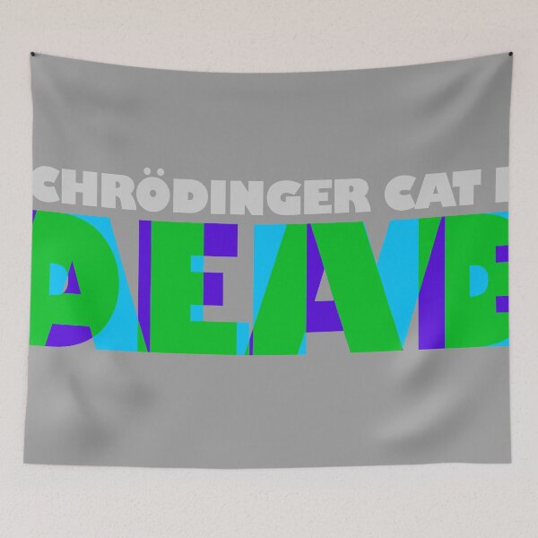 Item preview, SCHRODINGER CAT IS DEAD AND ALIVE designed and sold by alphaville.
