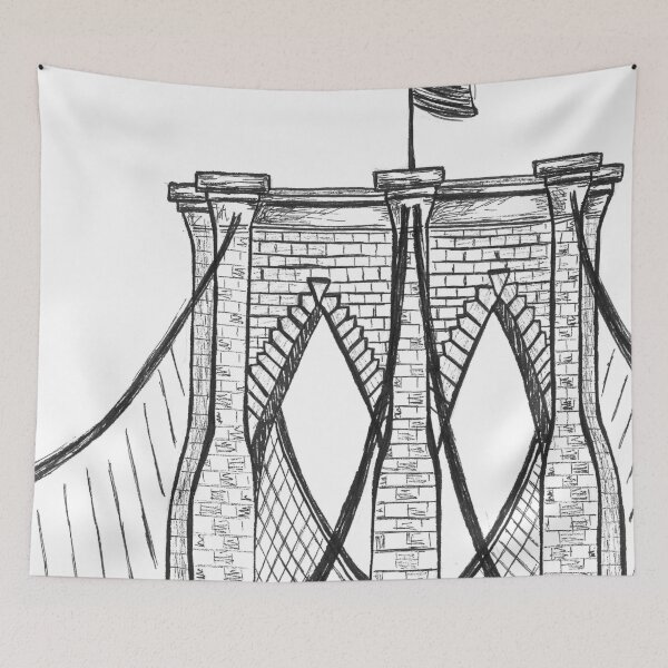 Item preview, Brooklyn Bridge designed and sold by pineapplestreet.