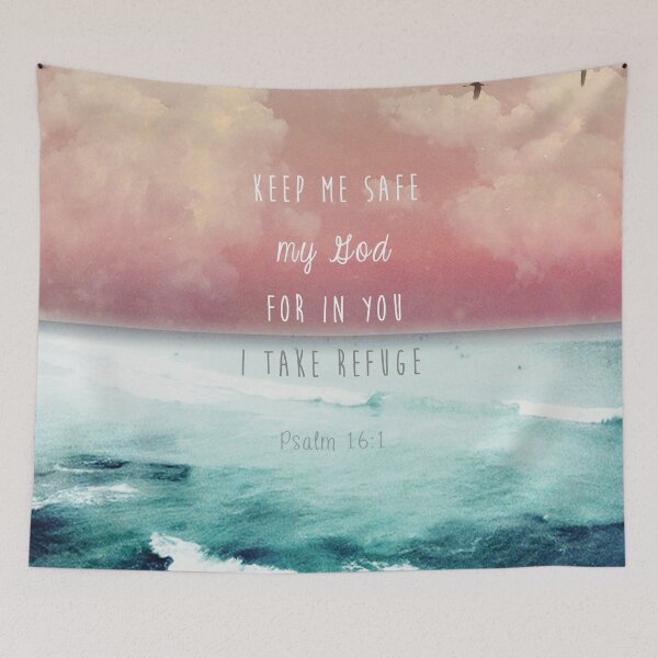 Item preview, Psalm 16:1 - Refuge designed and sold by tessthebookworm.
