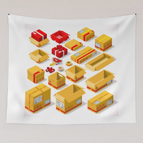 Item preview, Packaging Objects Isometric designed and sold by aurielaki.