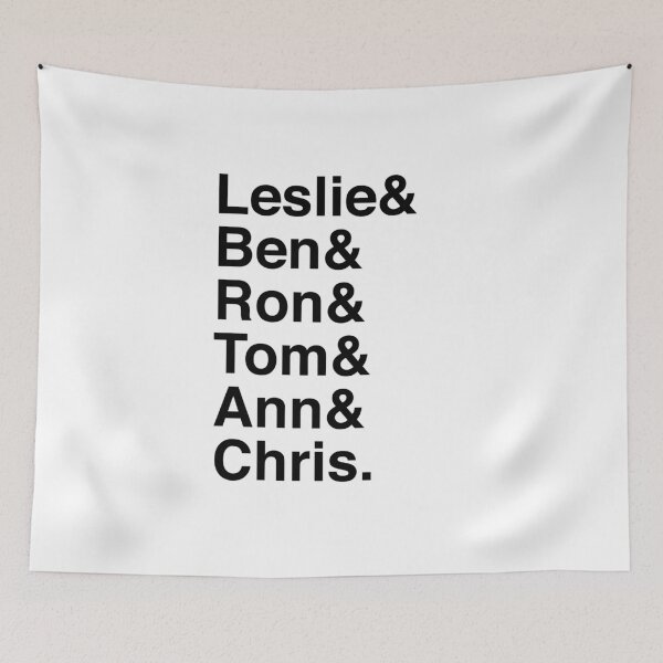 Item preview, Leslie & Ben & Ron & Tom & Ann & Chris. (Parks & Rec) designed and sold by Kitmagic.