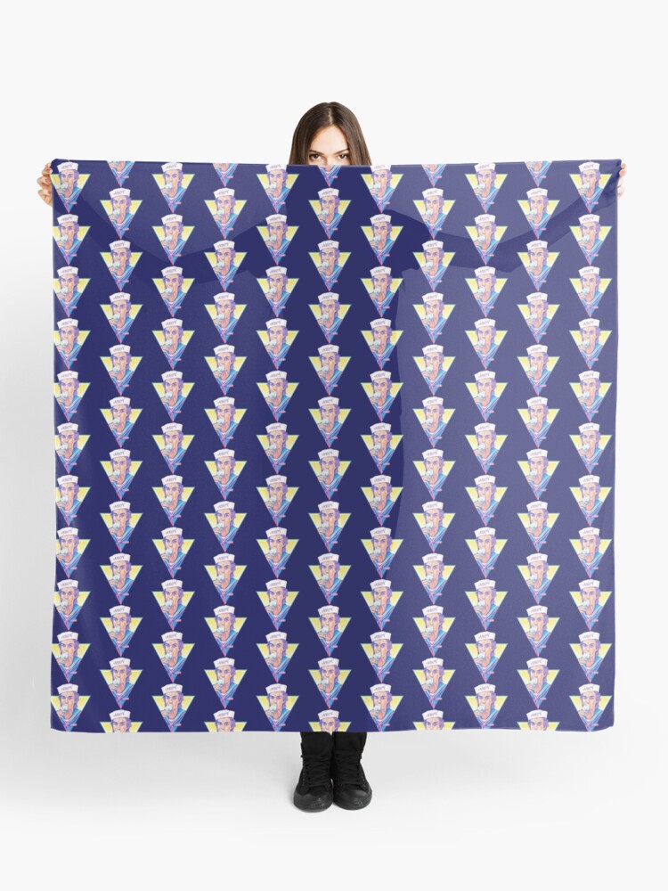 Ahoy! Stranger Things Steve Harrington ahoy-stranger-things-steve-harrington-scarf-for-sale-by-thelasttype-redbubble