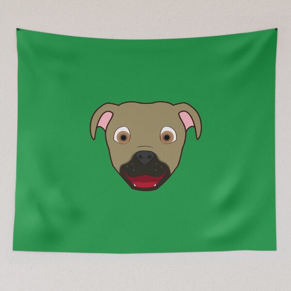 Item preview, Buckskin Pitbull Face designed and sold by Grifynne.