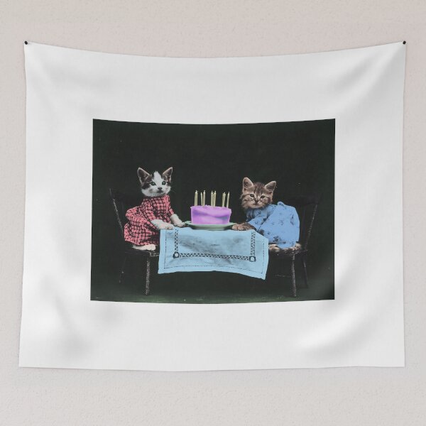 Item preview, Kitten's Birthday Party designed and sold by Vintage Designs +.