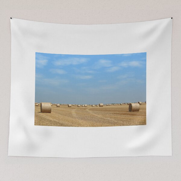 Item preview, field with straw bales designed and sold by goceris.