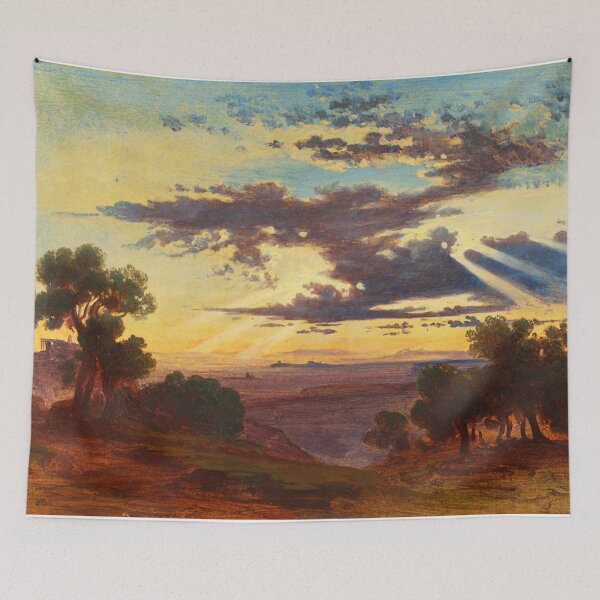 Item preview, Sunset landscape designed and sold by Vintage Designs +.