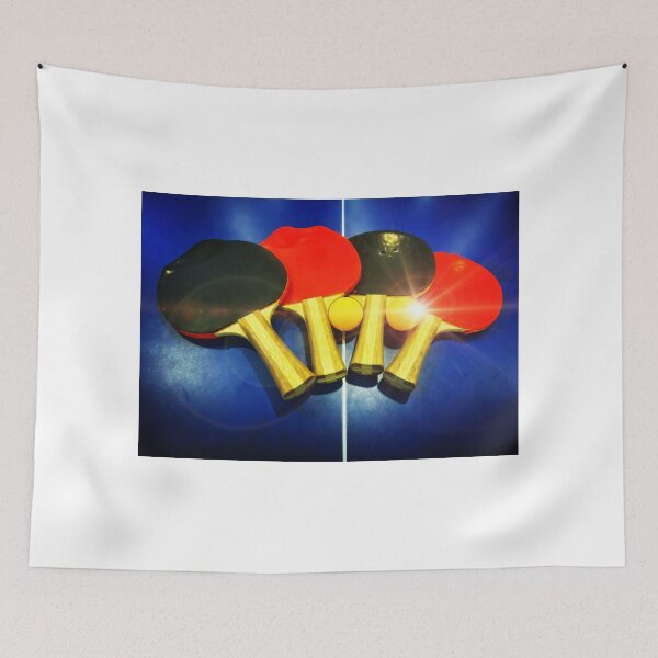Item preview, Lens Flare Pingpong Balls Bats Table Tennis Paddles Rackets designed and sold by Beverly Claire Kaiya.