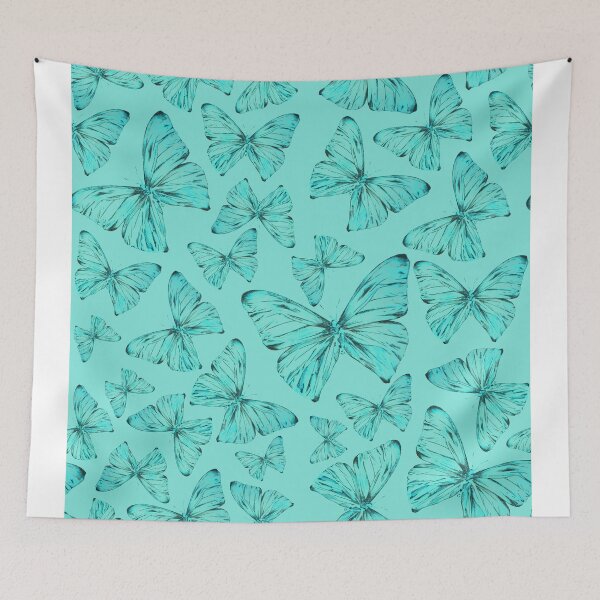 Item preview, Turquoise Butterflies designed and sold by AYearAsAGhost.