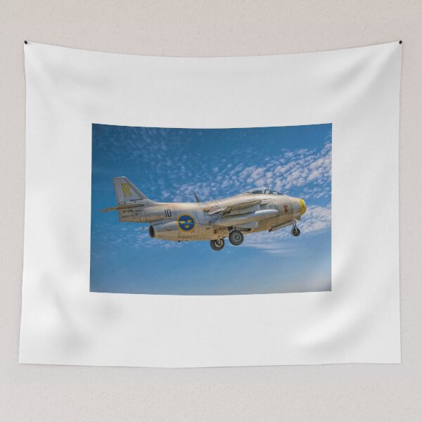 Item preview, SAAB J-29F "Tunnan" 29670/R SE-DXB on finals designed and sold by Colin Smedley.
