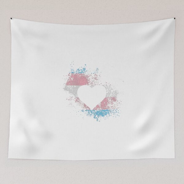 Item preview, Transgender Pride Heart designed and sold by Spanatos.