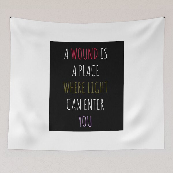 Item preview, The Wound - Digital Typography Print designed and sold by avalonmedia.