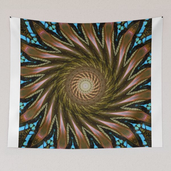 Item preview, Brown and Blue Kaleidoscope, Mandala, Chakra designed and sold by deleas.