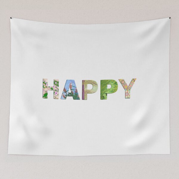 Item preview, HAPPY Quote #01 designed and sold by SylviaGo.