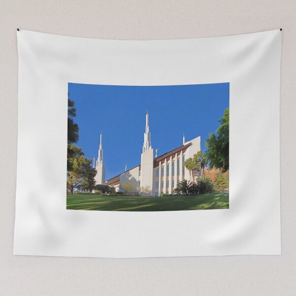 Artikelvorschau, Las Vegas Nevada Temple - zwischen den Bäumen 24x20 entworfen und verkauft von Ken Fortie.