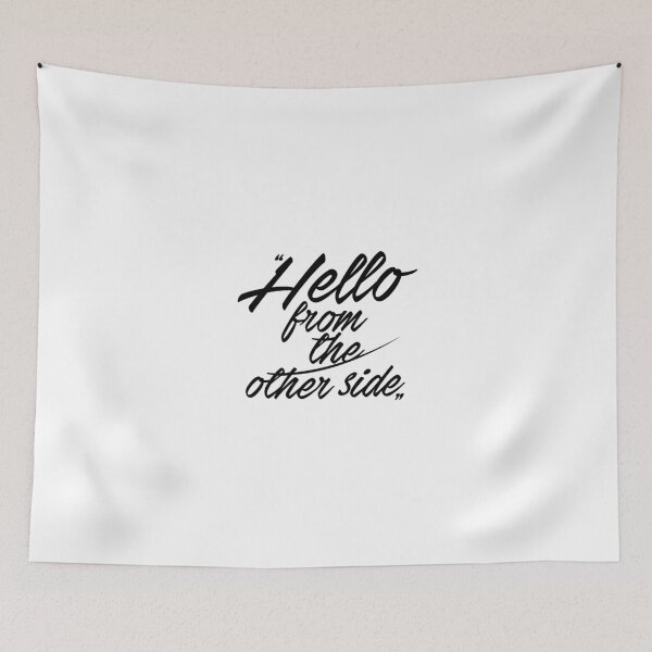 Item preview, Hello from the other side - version 3 - black designed and sold by Supreto.