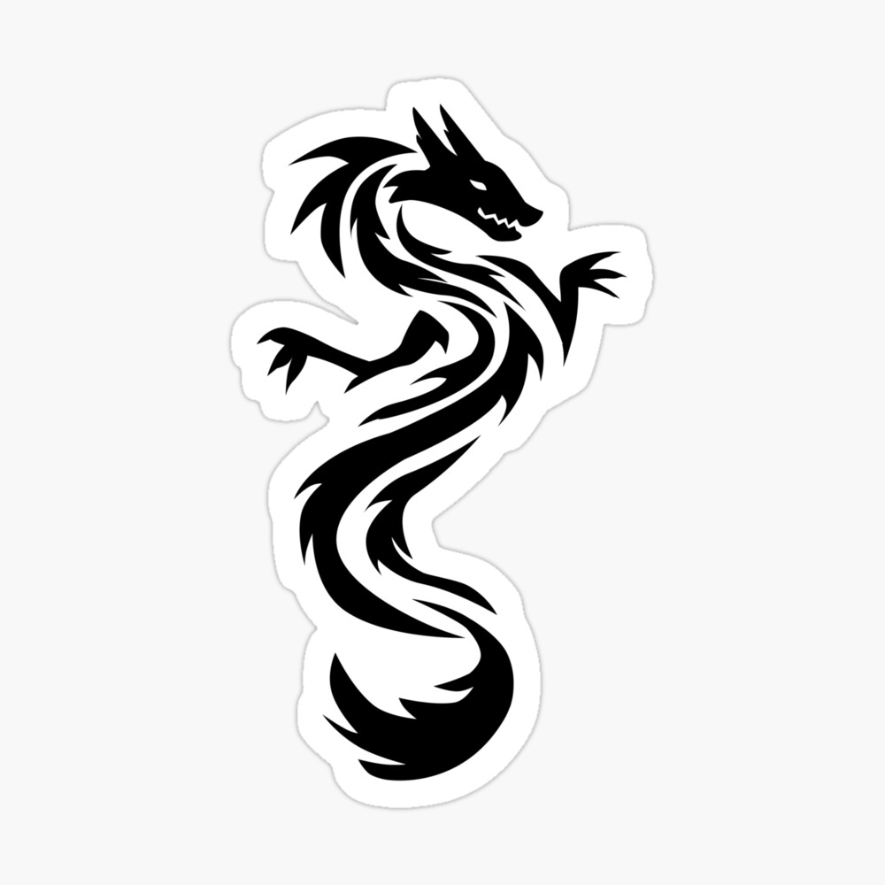 Tribal Dragon Tattoo Designs Vector Pack  Download Vector