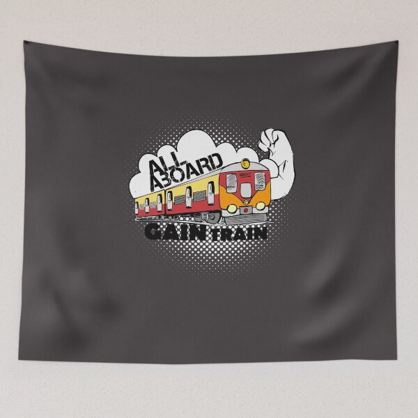 Item preview, All Aboard Gain Train designed and sold by trendism.