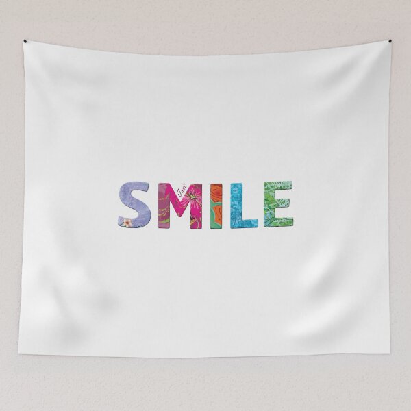 Item preview, Just Smile Happy Quote #03 designed and sold by SylviaGo.