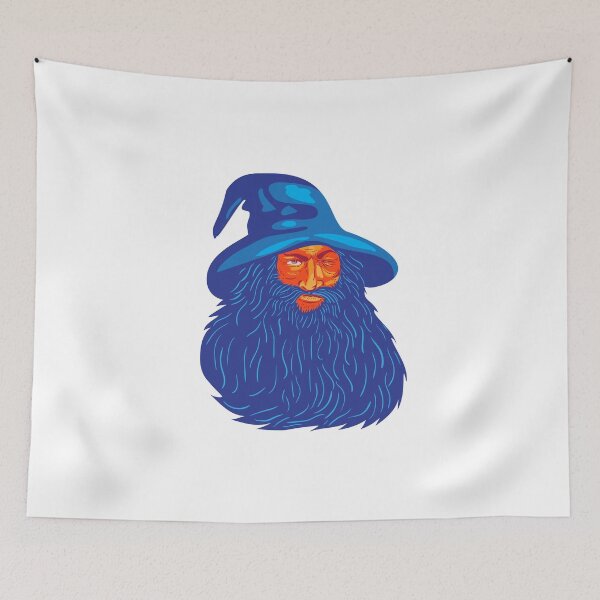 Item preview, Norse God Odin Beard WPA designed and sold by patrimonio.