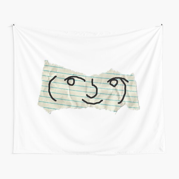 Lenny Face Tapestries Redbubble - lenny face id for roblox