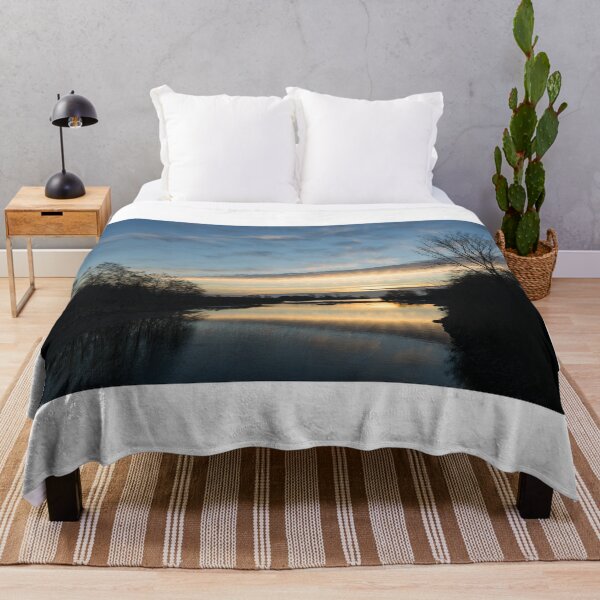 Item preview, Pale Lemon Sunrise - Calm River Zen designed and sold by Georgia Mizuleva.